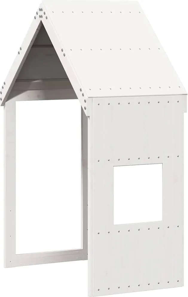 vidaXL fehér tömör fenyőfa gyerekágytető 55 x 99 x 139,5 cm