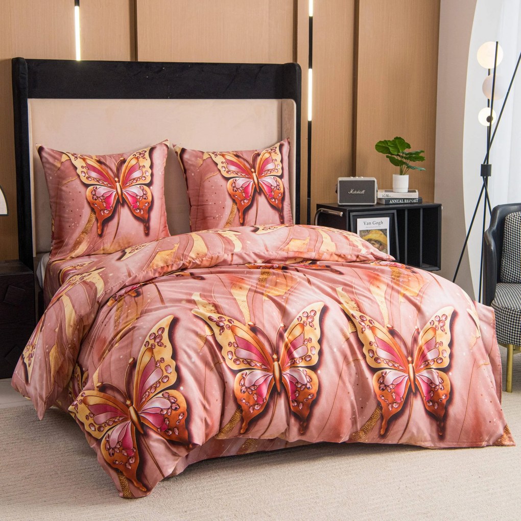 Mikroszálas ágyneműhuzat MONARELLE rózsaszínű Ágyneműhuzat mérete: 70 x 80 cm | 140 x 200 cm