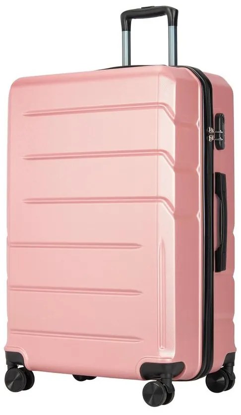 BONTOUR “SPINNER” Nagy Duplakerekes Gurulós bőrönd, RoseGold