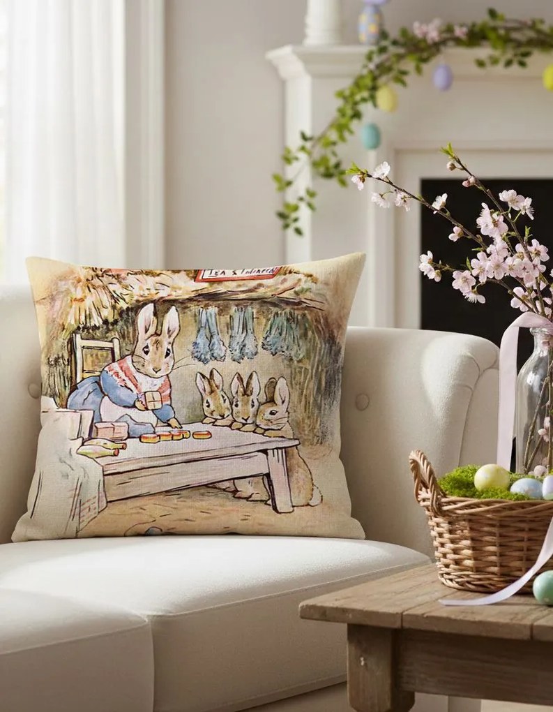 Pillow 0012 húsvéti díszpárnahuzat 43 × 43 cm