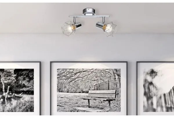 Globo 54802-2 - Spotlámpa XARA I 2xE14/40W/230V