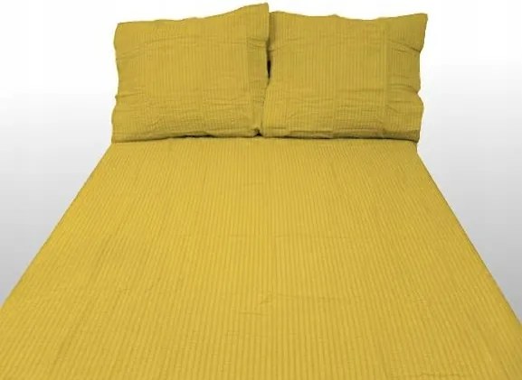 Ágyneműhuzat kéregből 200x220 napsárga egyszínű pamut 100%