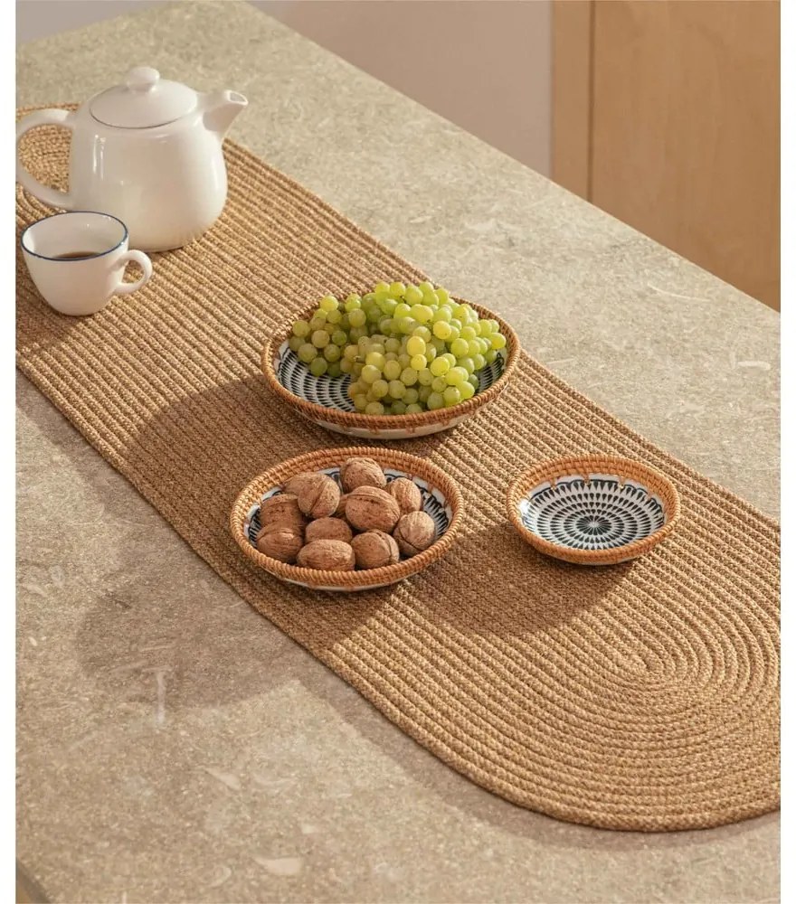 Juta asztali futó 37x136 cm Cesta – Oyo Concept
