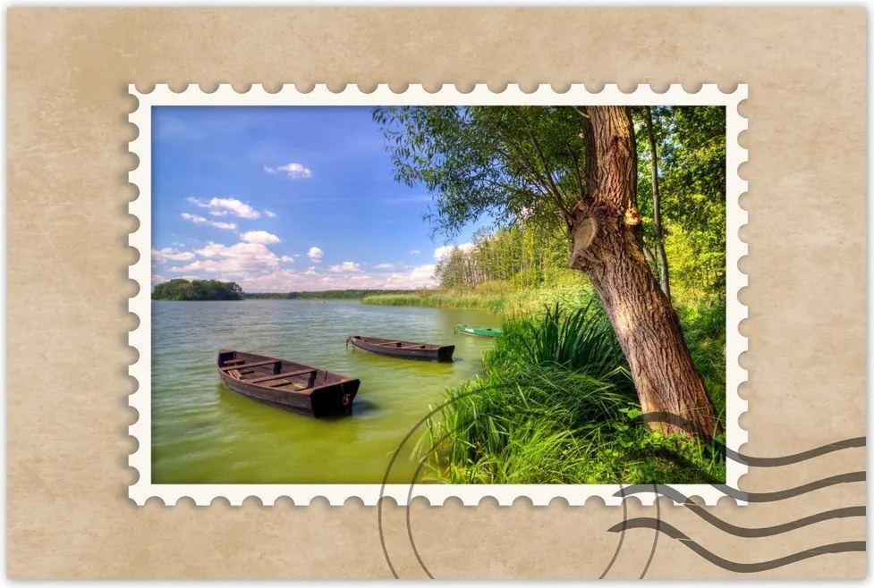 Poszterek 120x80 Csónaktó Tájkép