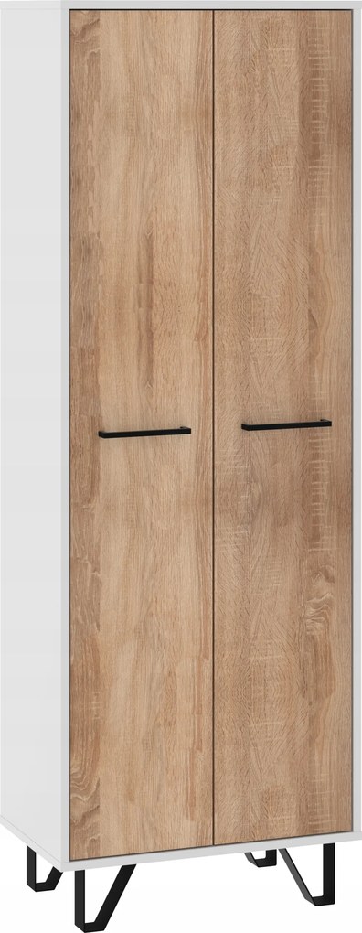 Boss szekrény BOS-14 fehér sonoma tölgy 60 cm