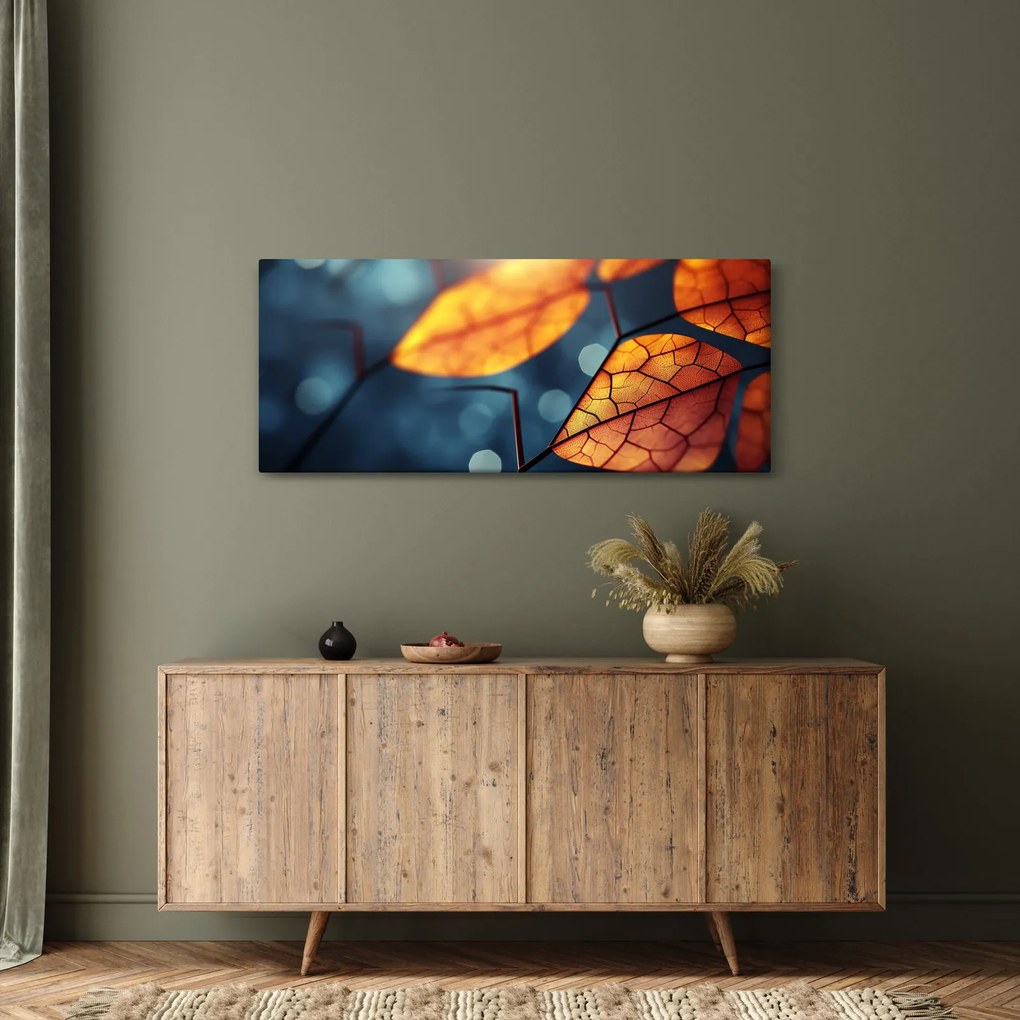 Kép - A levelek textúrája (120x50 cm)