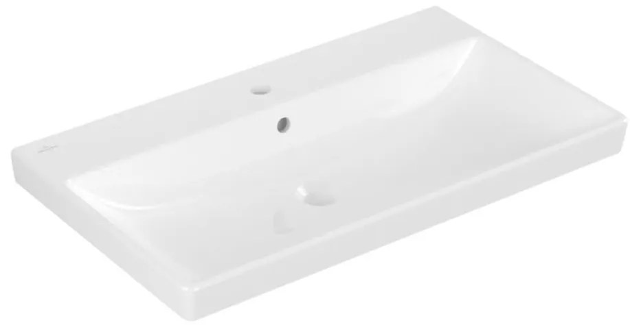Villeroy & Boch 41568001 - Függesztett mosdó AVENTO 80x47 cm kerámia/fehér