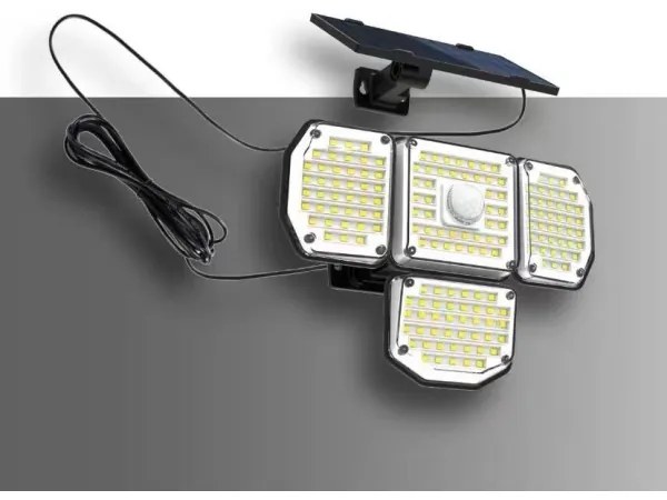 Immax 08499L - LED napelemes fali lámpa szenzorral LED/5W/5,5V IP44
