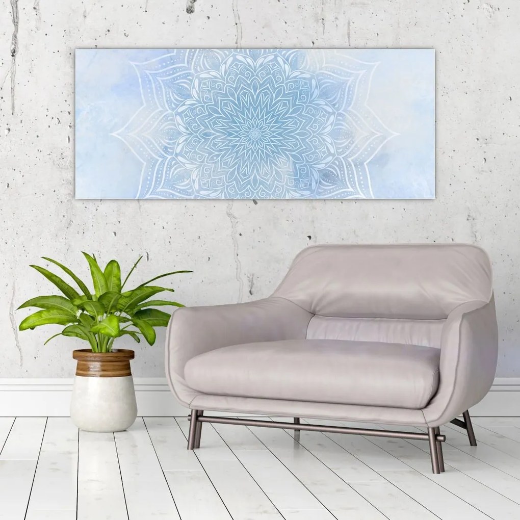 Kép - Téli mandala (120x50 cm)