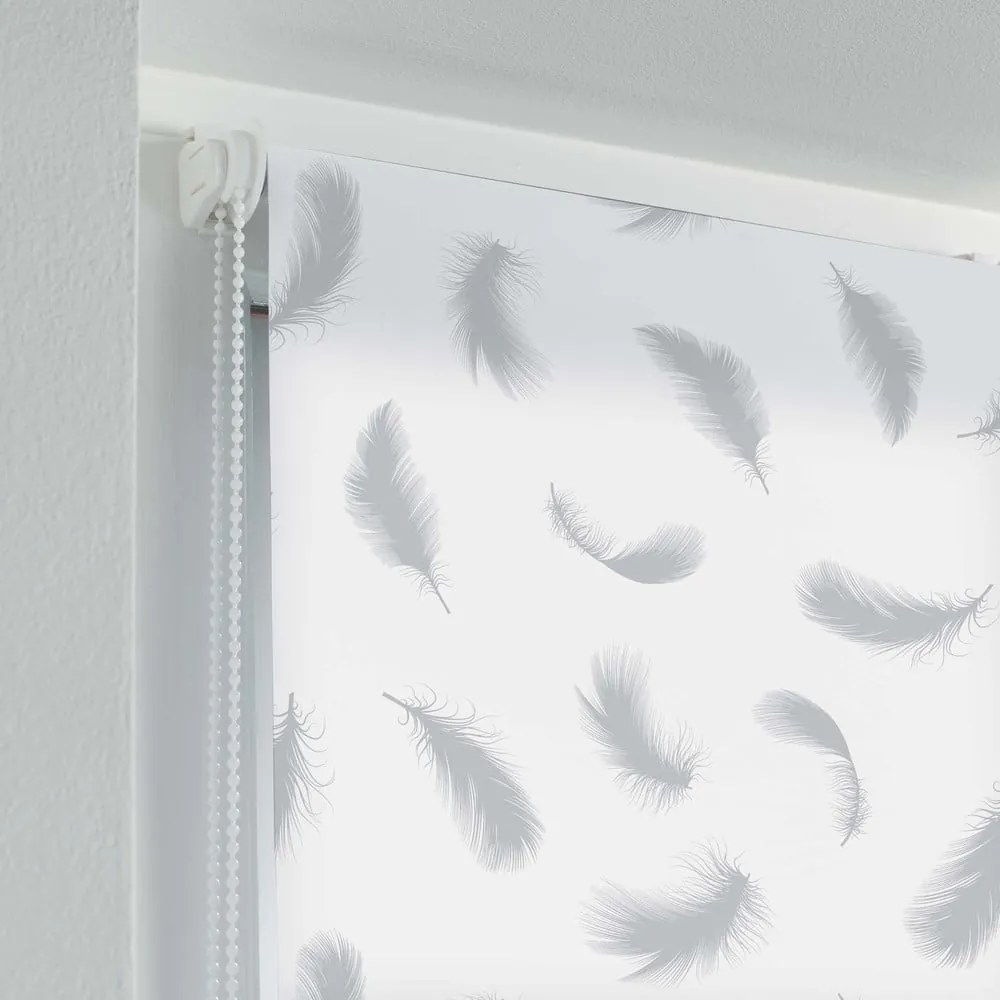 Fehér textil roló 60x90 cm Envolea – douceur d'intérieur