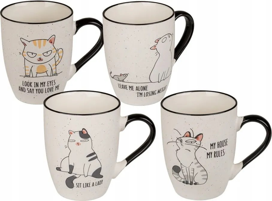 Bögre pajkos cica Macska Vicces Nyomtatás 300 ML