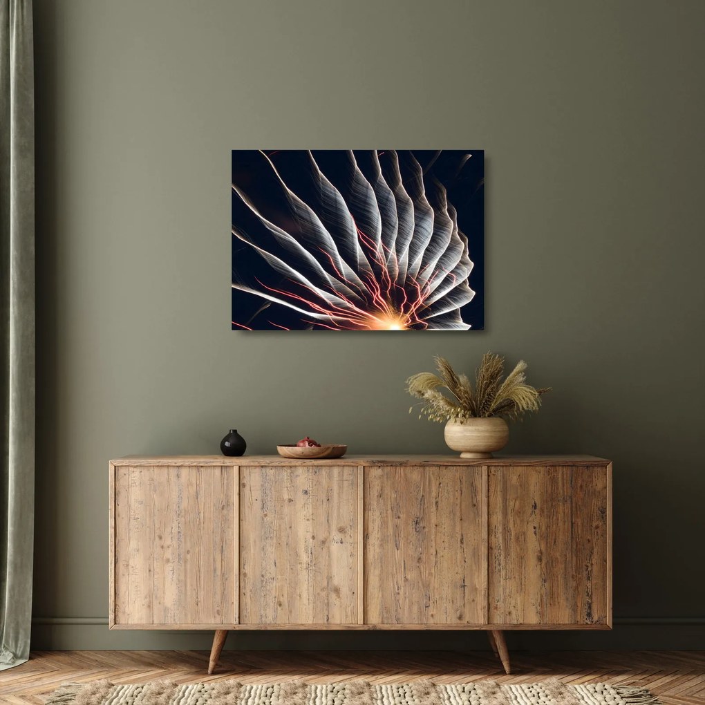 Kép - Világító kisülés (üvegen) (70x50 cm)