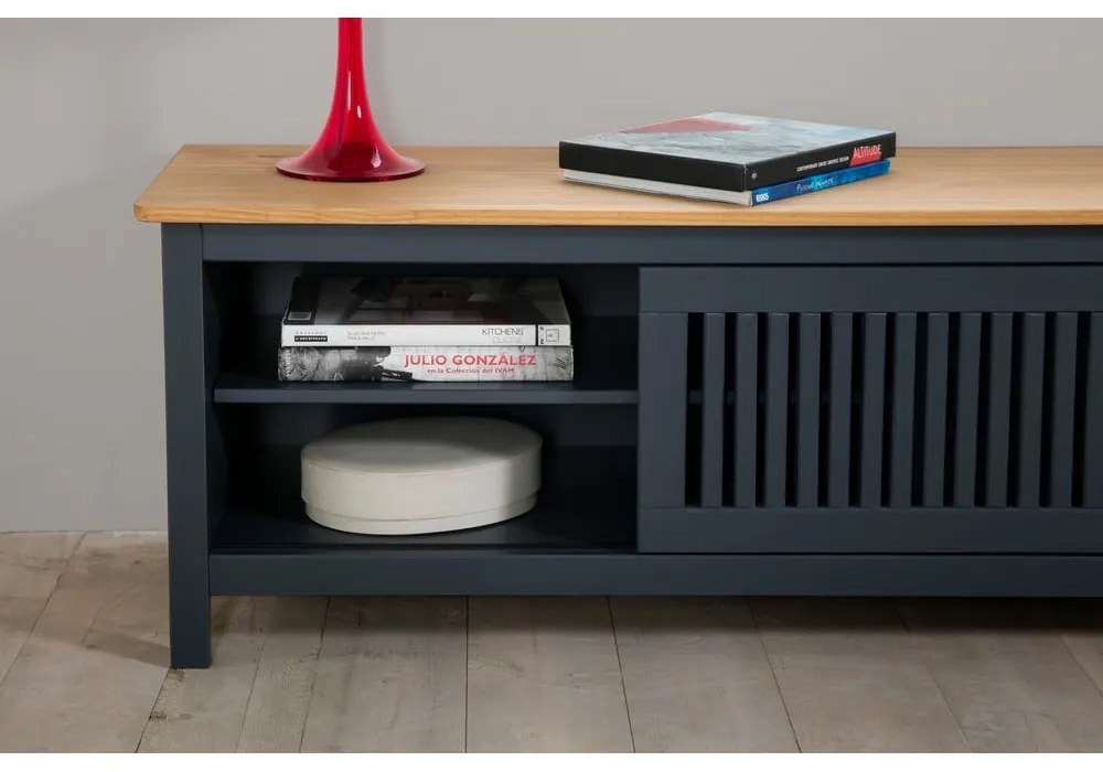 Bruna szürke fa TV-állvány - Marckeric