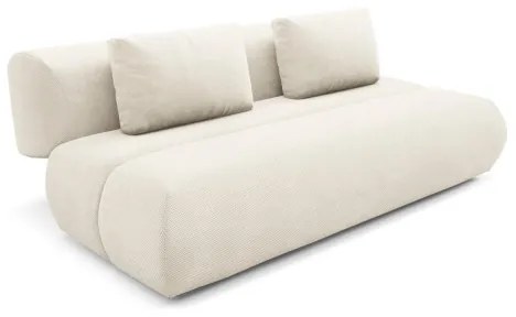 FANO kinyitható háromszemélyes kanapé, krémszínű