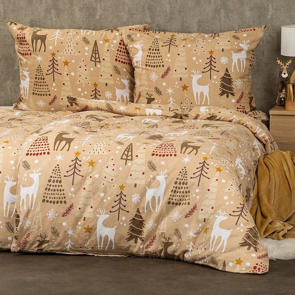 4Home Festive flanel ágyneműhuzat , 140 x 220 cm, 70 x 90 cm, 140 x 220 cm, 70 x 90 cm
