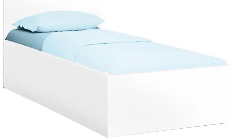 SOFIA ágy 90 x 200 cm, fehér Ágyrács: Lamellás ágyrács, Matrac: Deluxe 10 cm matrac