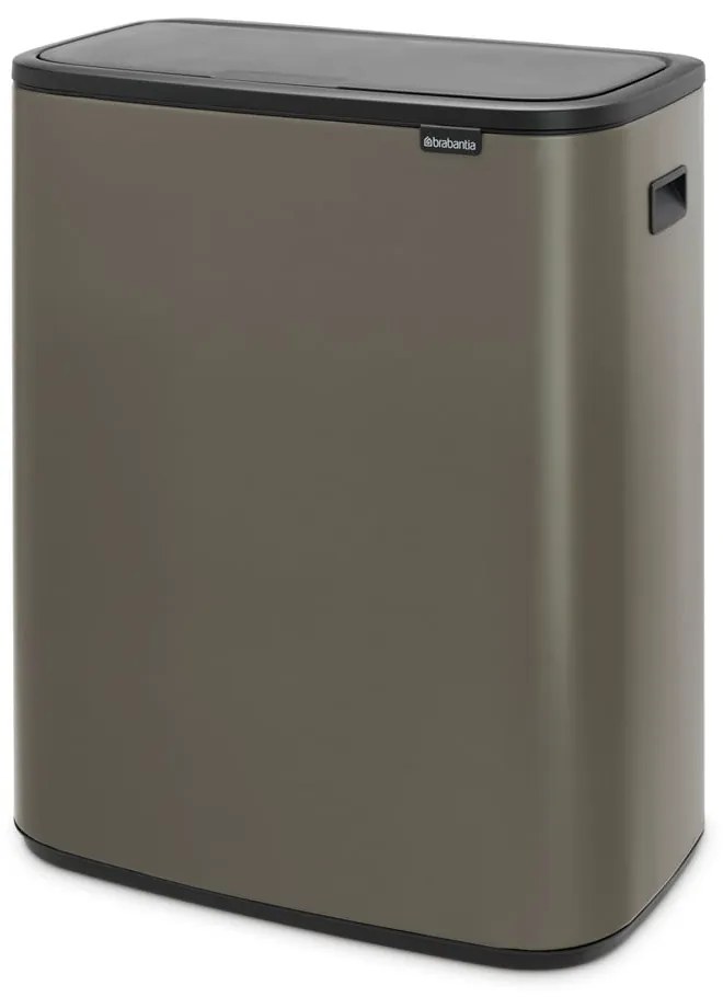 Szürke acél érintésre nyíló szemetes 60 l Bo Touch Bin – Brabantia