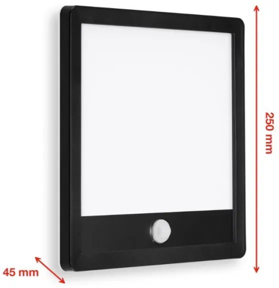 Telefunken 313805TF-LED kültéri LED lámpa s érzékelővel 15W 230V IP44