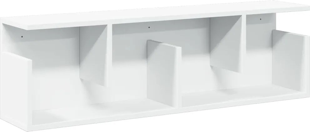 vidaXL fehér szerelt fa faliszekrény 100 x 20 x 30 cm