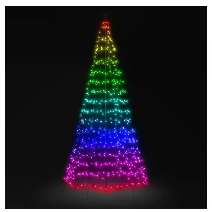 Twinkly TWP750SPP-BEU LED RGBW kültéri karácsonyfa 750 LED, 4m, IP44, Wi-Fi