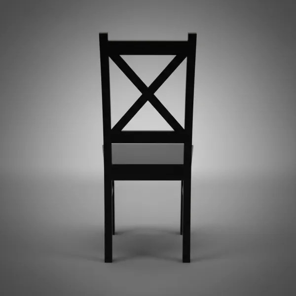 NATE fekete étkezőszék