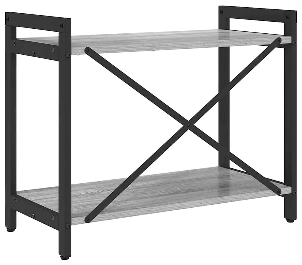 Könyvszekrény Szürke sonoma 60 x 30 x 48.5 cm Faanyag