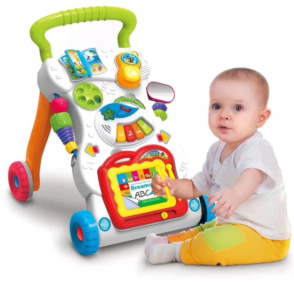 Gyermek zenélő fejlesztő járássegítő Baby Mix BIANO