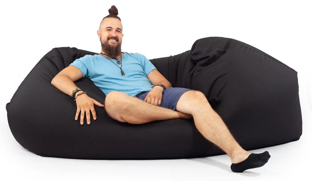 Fekete Relax Babzsák Kanapé