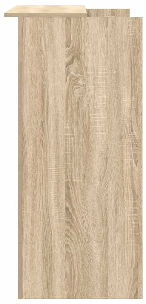 recepciós pult sonoma tölgy 100x50x103,5 cm szerelt fa