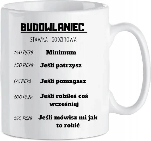 Bögre Építőnek Vicces Ajándék