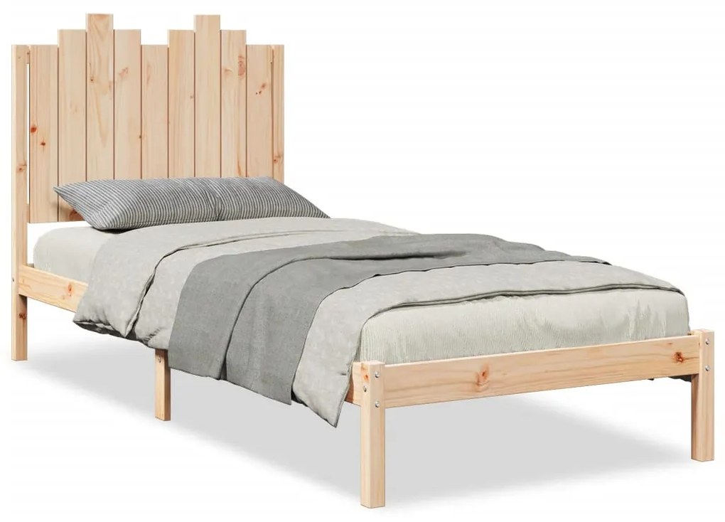tömör fa extra hosszú ágykeret matrac nélkül 100 x 210 cm