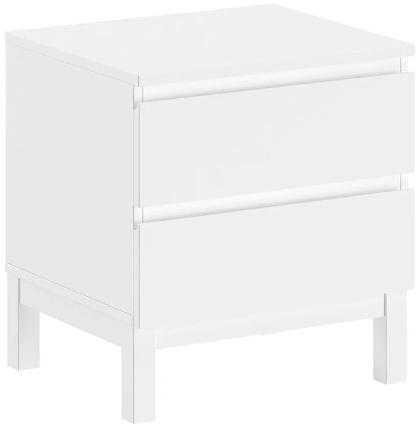 Fehér gyerek éjjeliszekrény Eva – Vipack