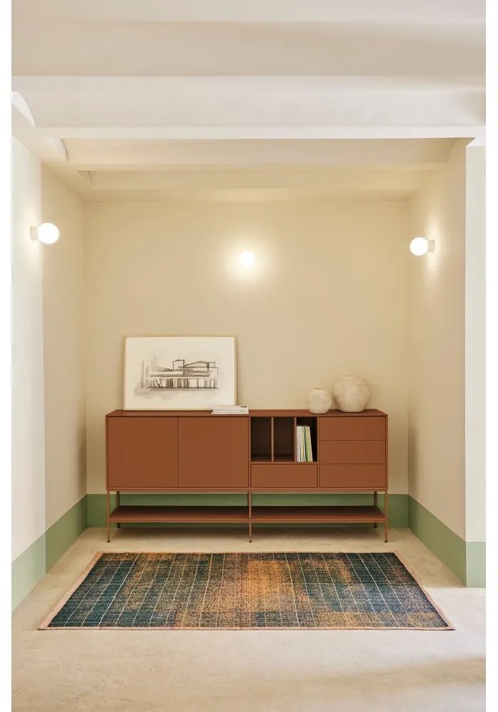 Krémszínű komód 220x98x45 cm Platt – Teulat