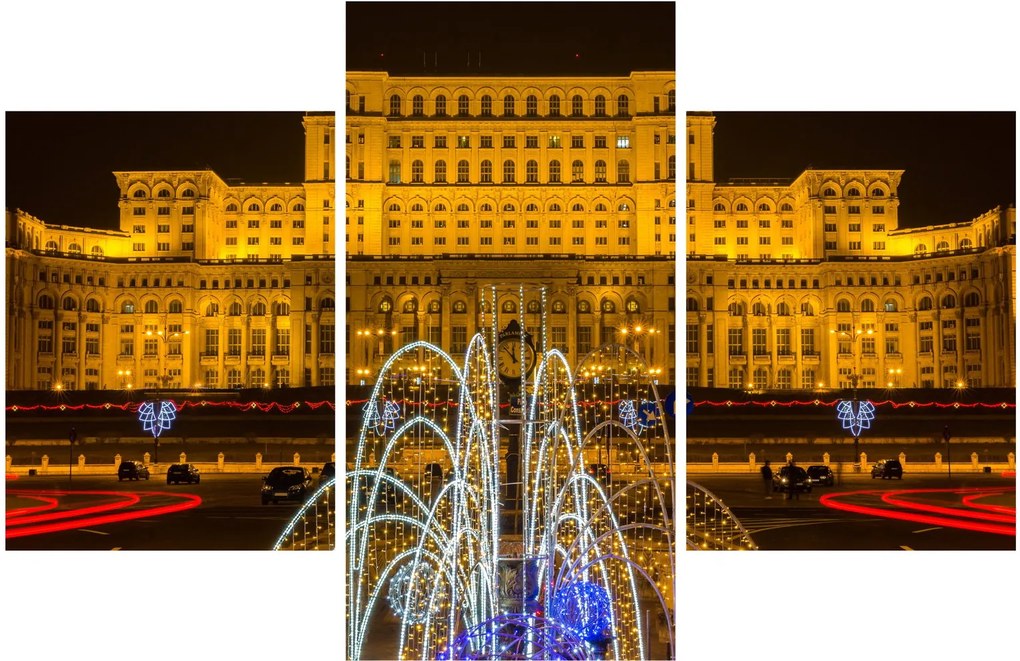 Kép - A Parlament palotája, Bukarest, Románia (90x60 cm)