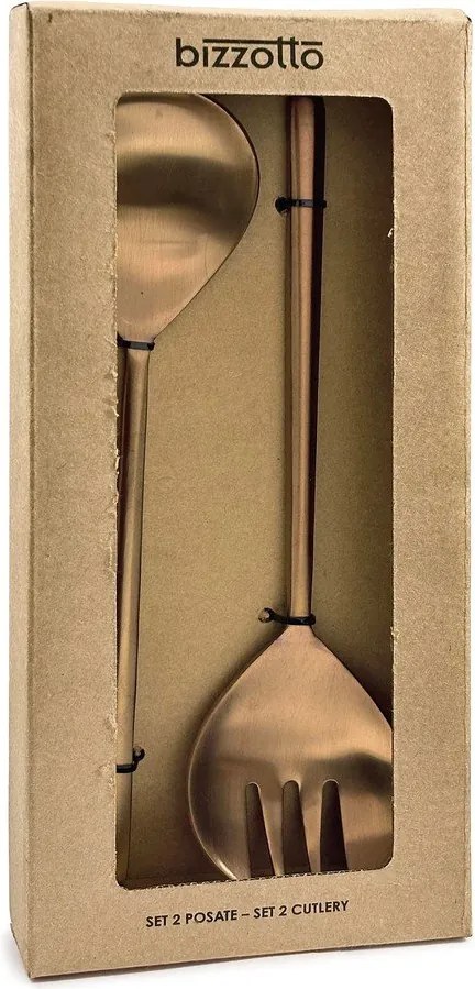 Rozsdamentes acél salátaszedő 2 db-os Hestia – Bizzotto