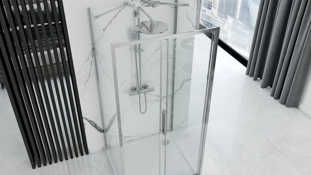 Zuhanykabin REA Rapid Slide Chrome