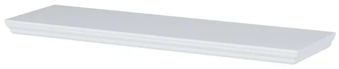 Lebegő polc fehér 80 cm MDF P-025