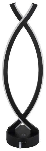 Globo 58457S - HELA LED érintős asztali lámpa, 1W, 3,7V, fekete