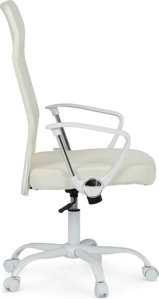 KA-W3109 bézs szövet irodai szék hinta mechanizmussal