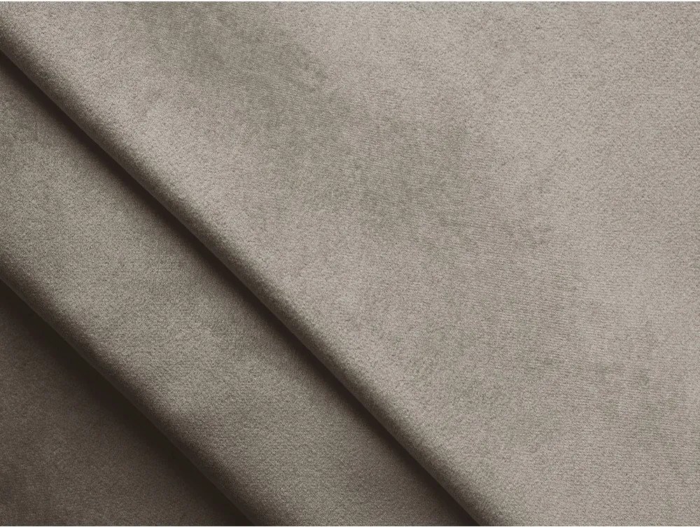 Világosbarna bársony sarokkanapé (bal oldali-heverő résszel) Lani – Makamii