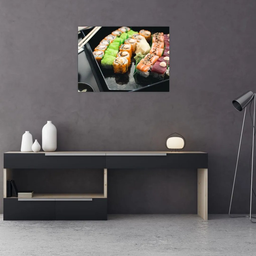 Kép - Sushi (üvegen) (70x50 cm)