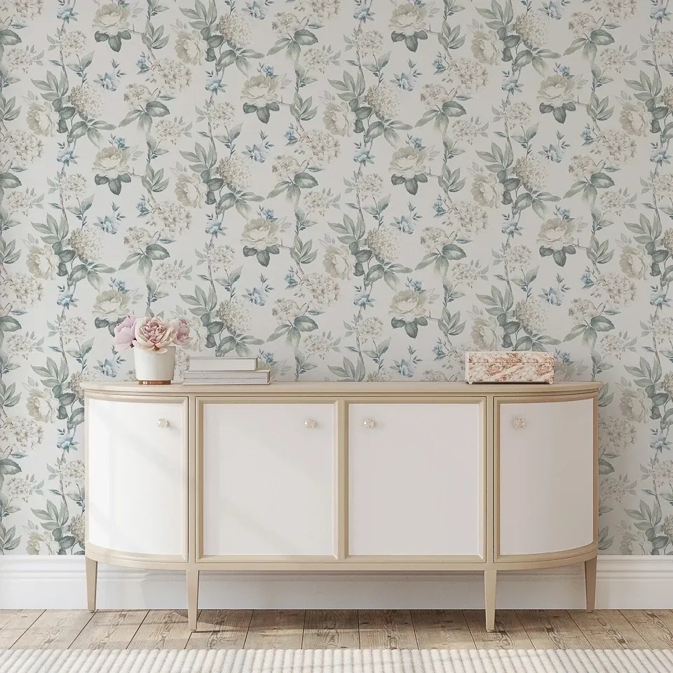 Arthouse Signature 1 Keeka Floral kék-krém virágos papír tapéta – 923802