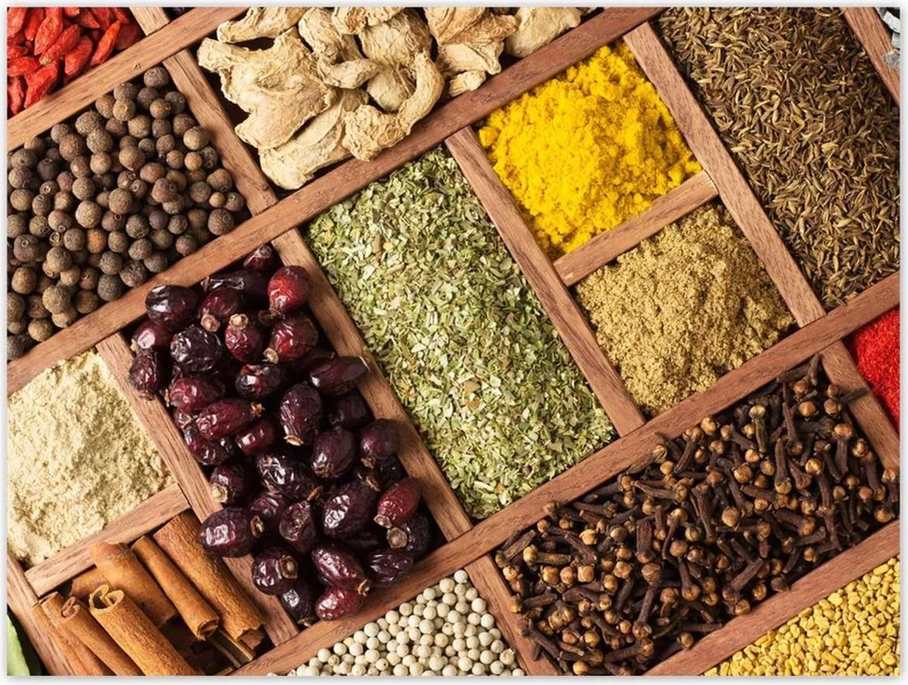 Poszterek 40x30 Fűszerek dobozban