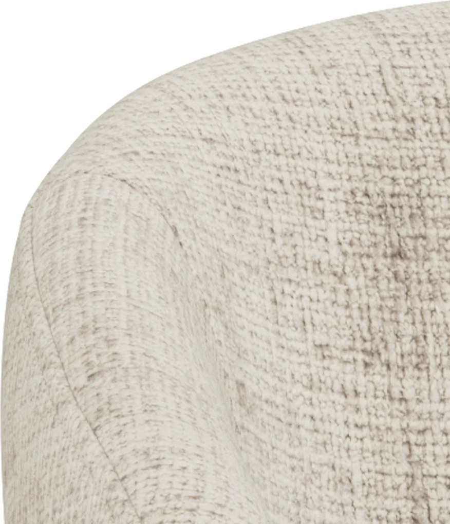 MAZZONI EXPORT DEBORA Bézs (Juto 4 szövet)/füstölt tölgyfa váz (dió árnyalat) - RETRO FA KAGYLÓSZÉK NAPPALIBA ÉTKEZŐBE IRODÁBA