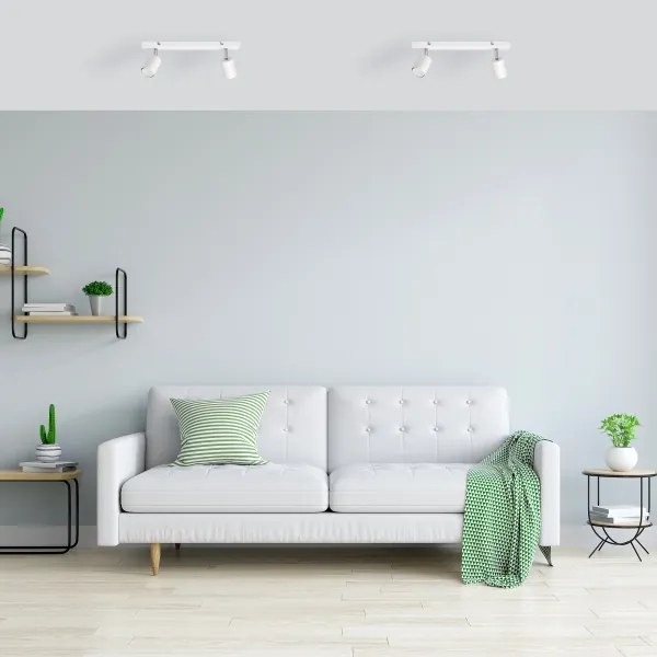 LED Spotlámpa TUNE 2xGU10/4,8W/230V fehér