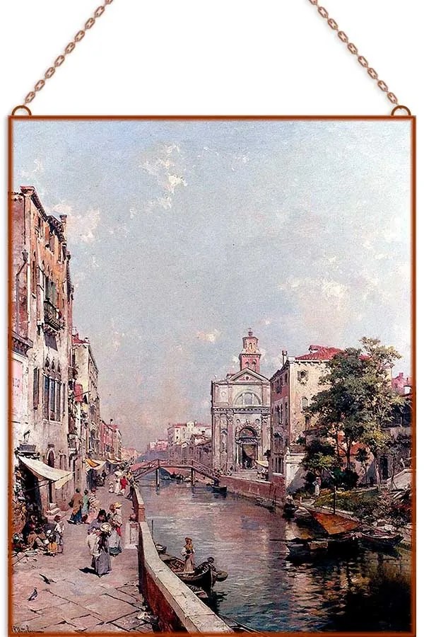 Unterberger-Venice4 üvegkép, falikép