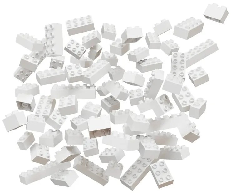 Snow építőkocka szett golyópályához, 120 db-os - Hubelino