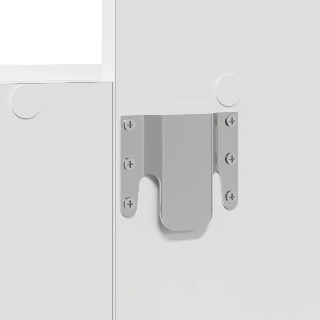 Öltözködőasztal fiókkal tárolóval Fehér 60 x 40 x 70 cm Faanyag