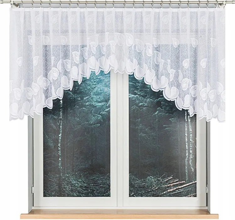 Nora jacquard mintás függöny, 02097, 300x90cm (kész) íves