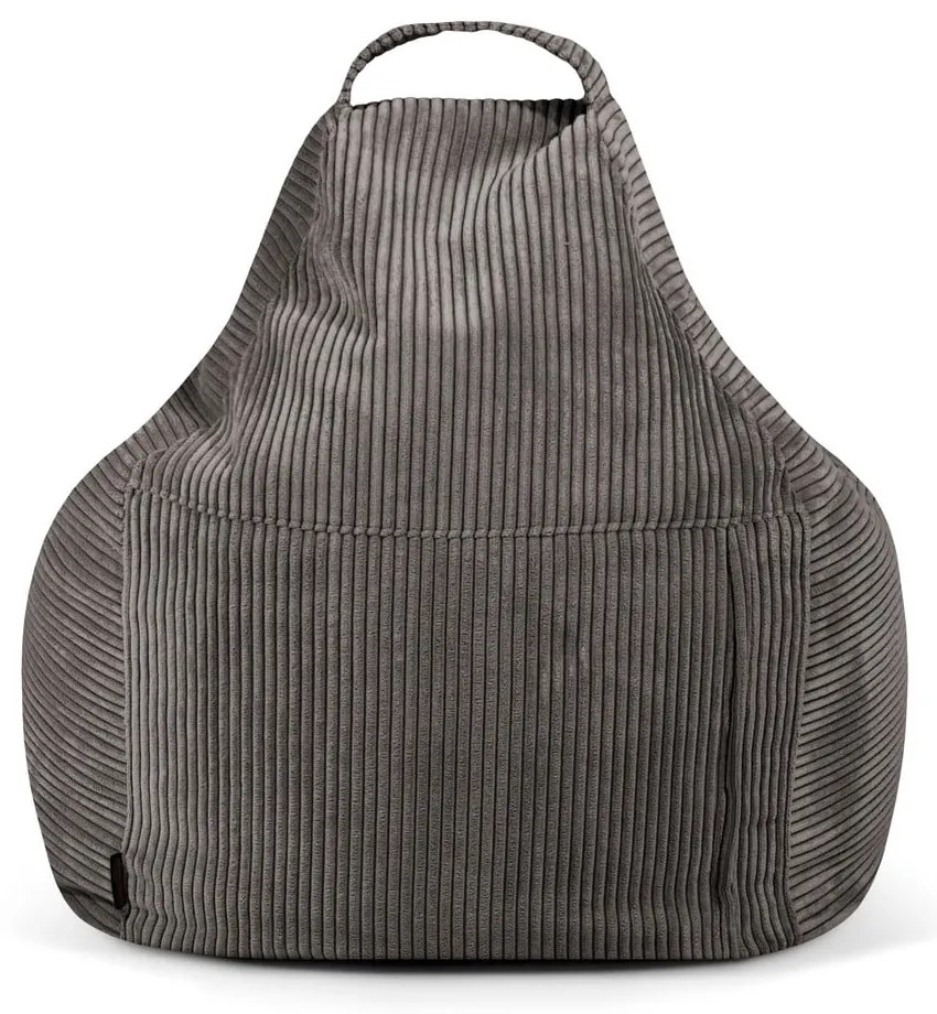 Mustársárga kordbársony babzsákfotel Play Amuse – SLOWDOWN